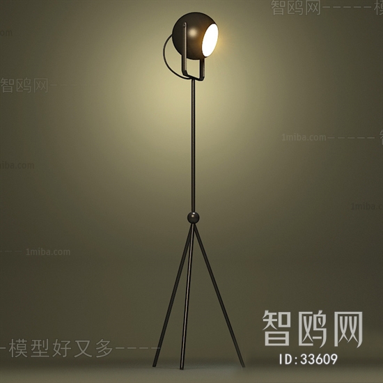 Modern Industrial Style Floor Lamp