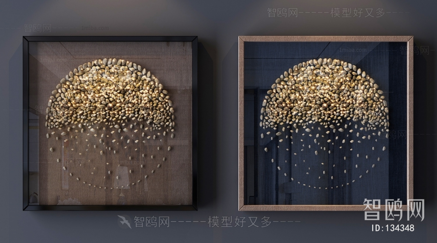 New Chinese Style Three-dimensional Physical Painting