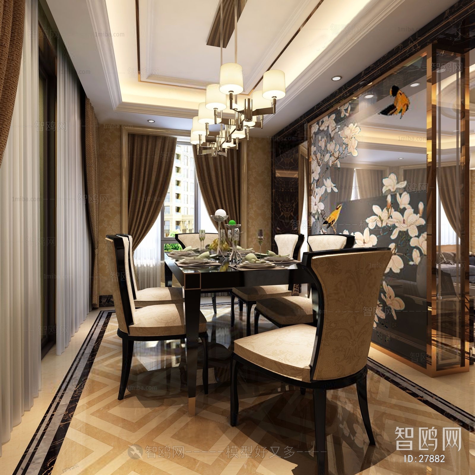 New Classical Style Dining Room