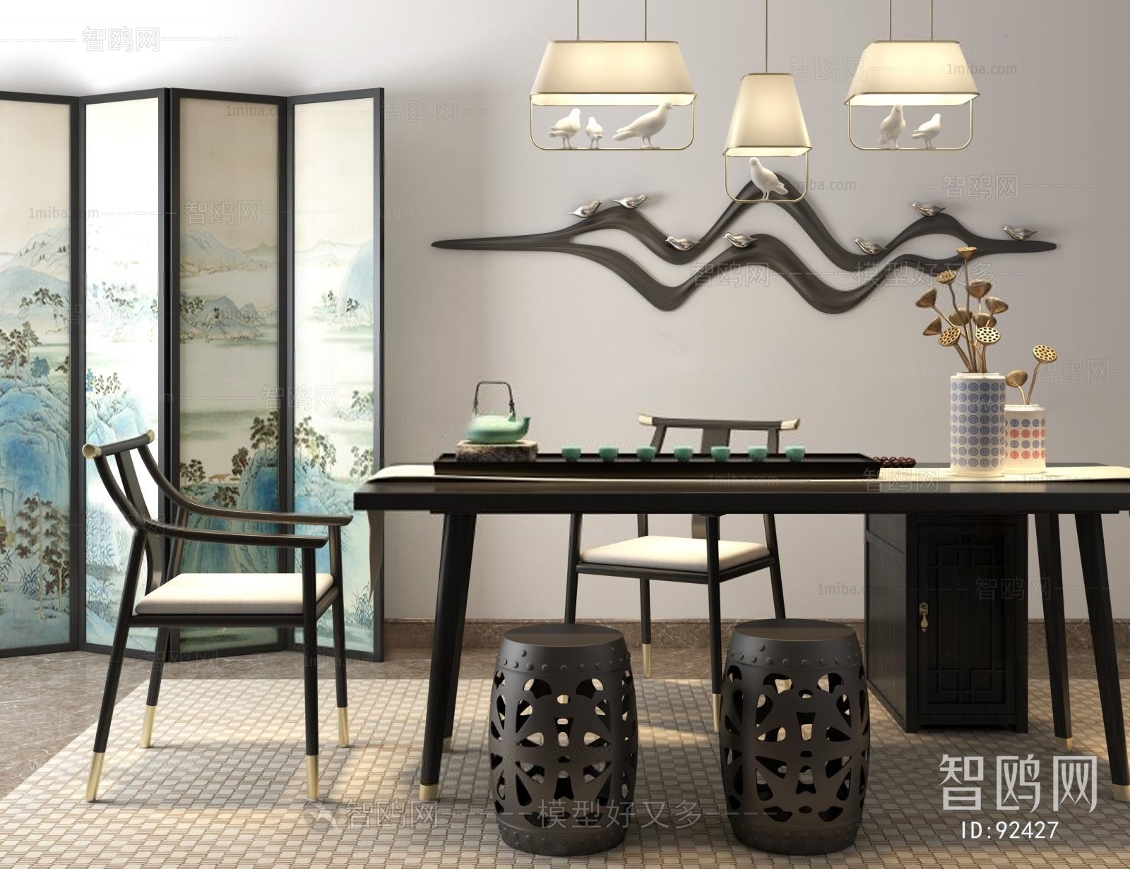 New Chinese Style Tea Tables And Chairs