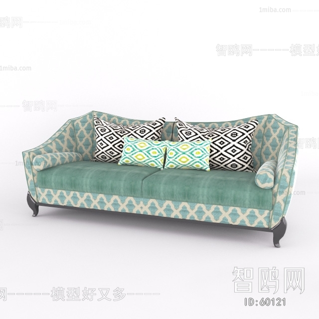 Simple European Style A Sofa For Two