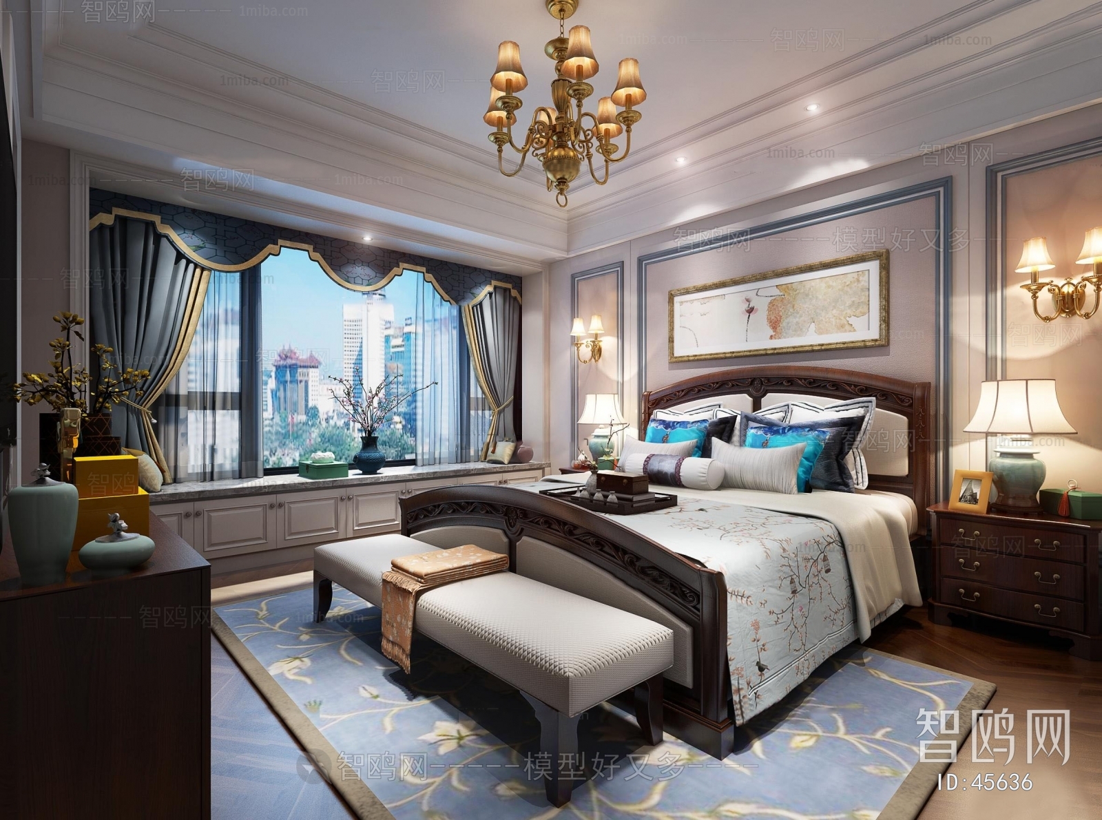 New Classical Style Bedroom