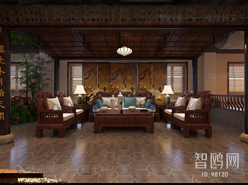 Chinese Style Meeting Room