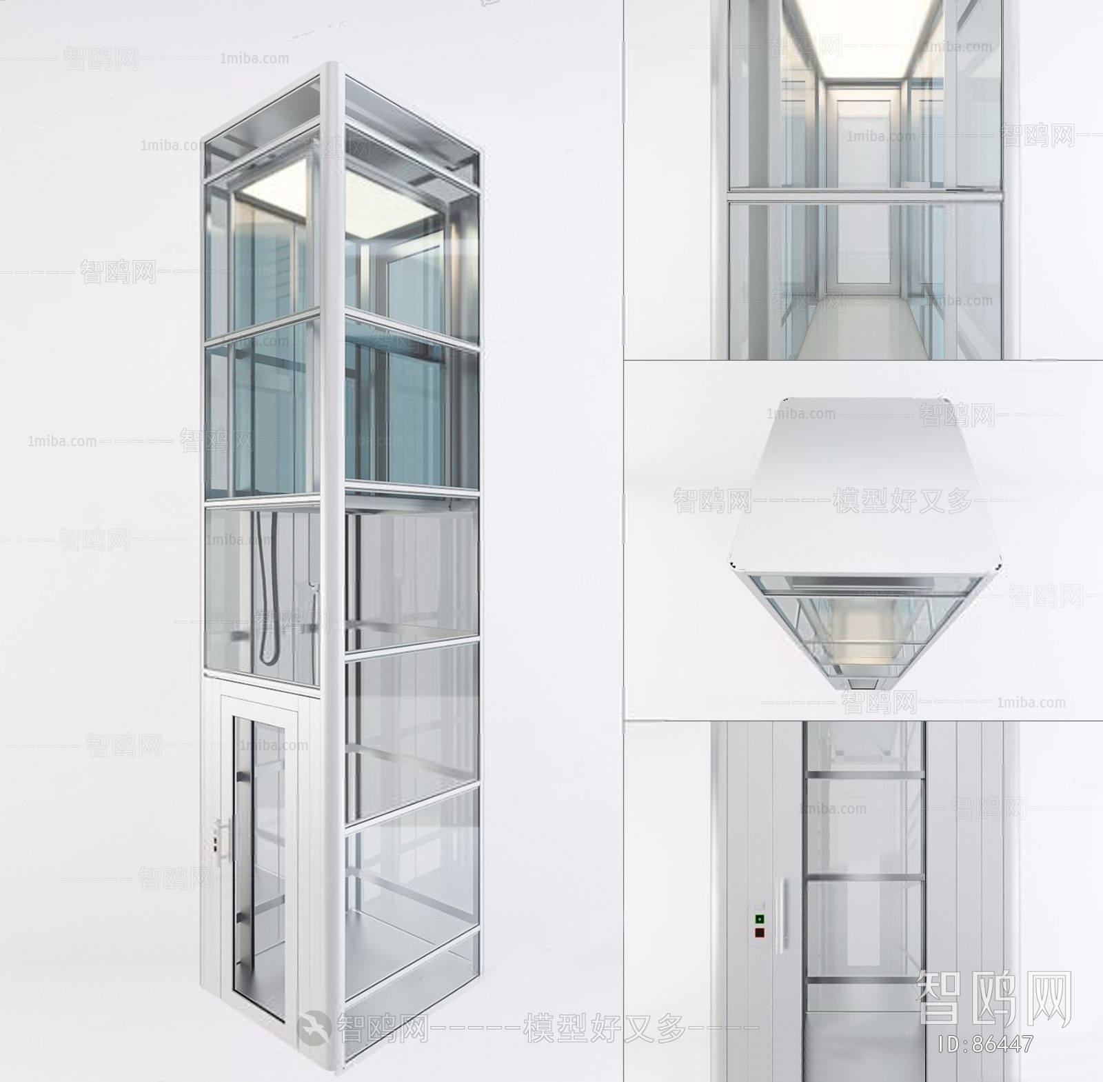 Modern Stair Balustrade/elevator