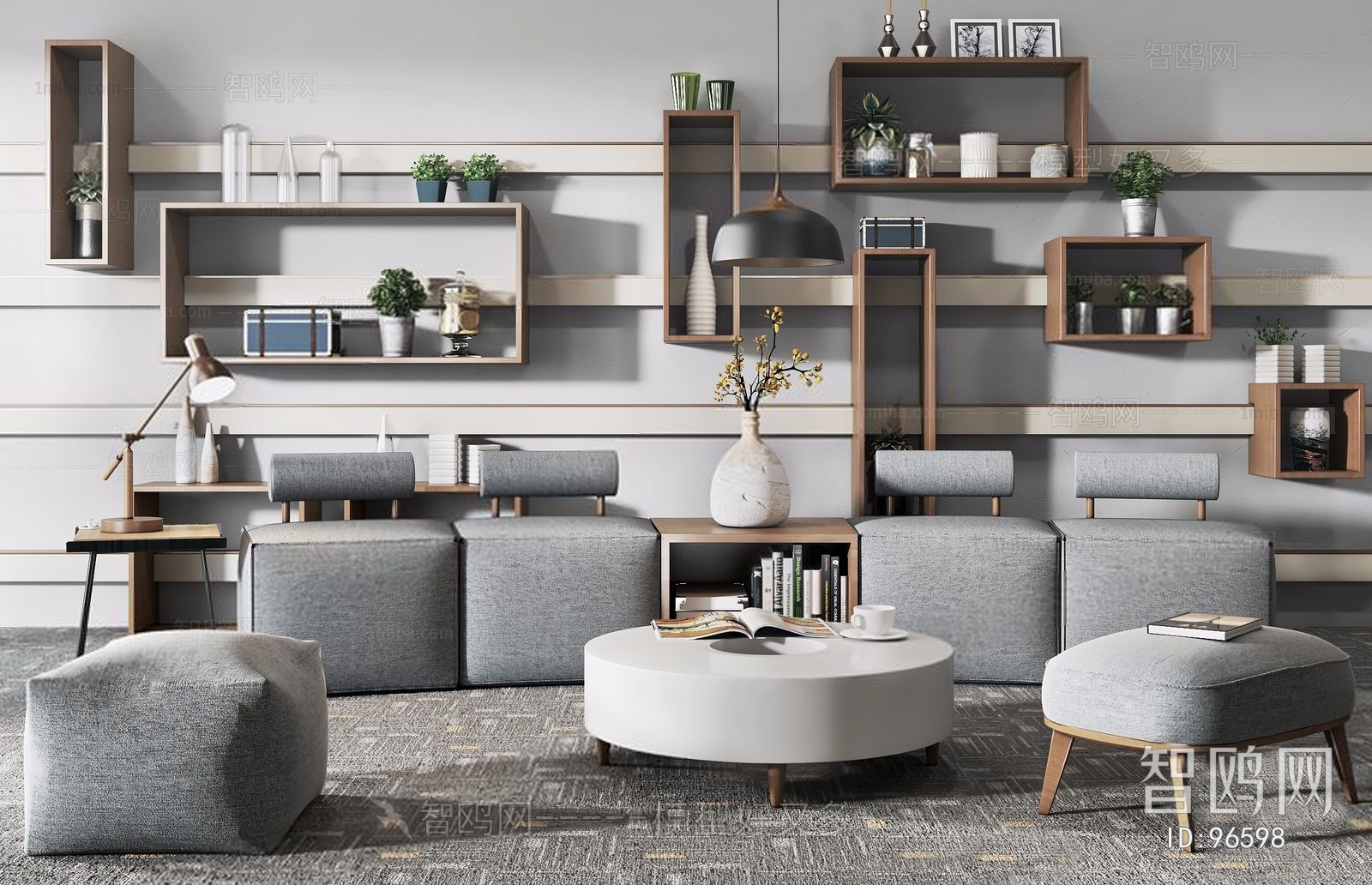 Modern Nordic Style Sofa Combination