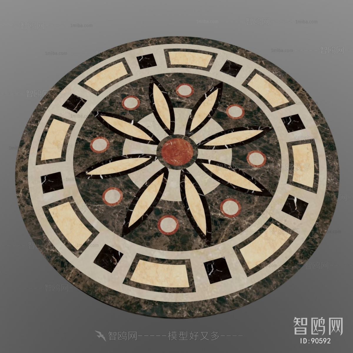 European Style Circular Carpet