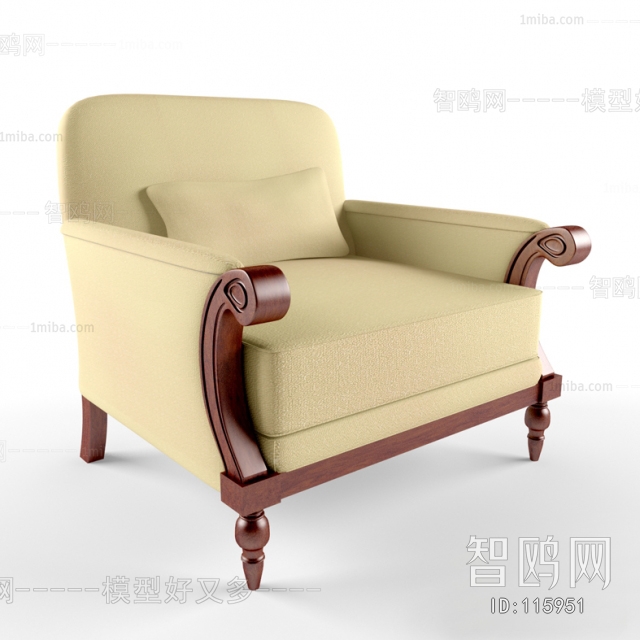 European Style Single Sofa