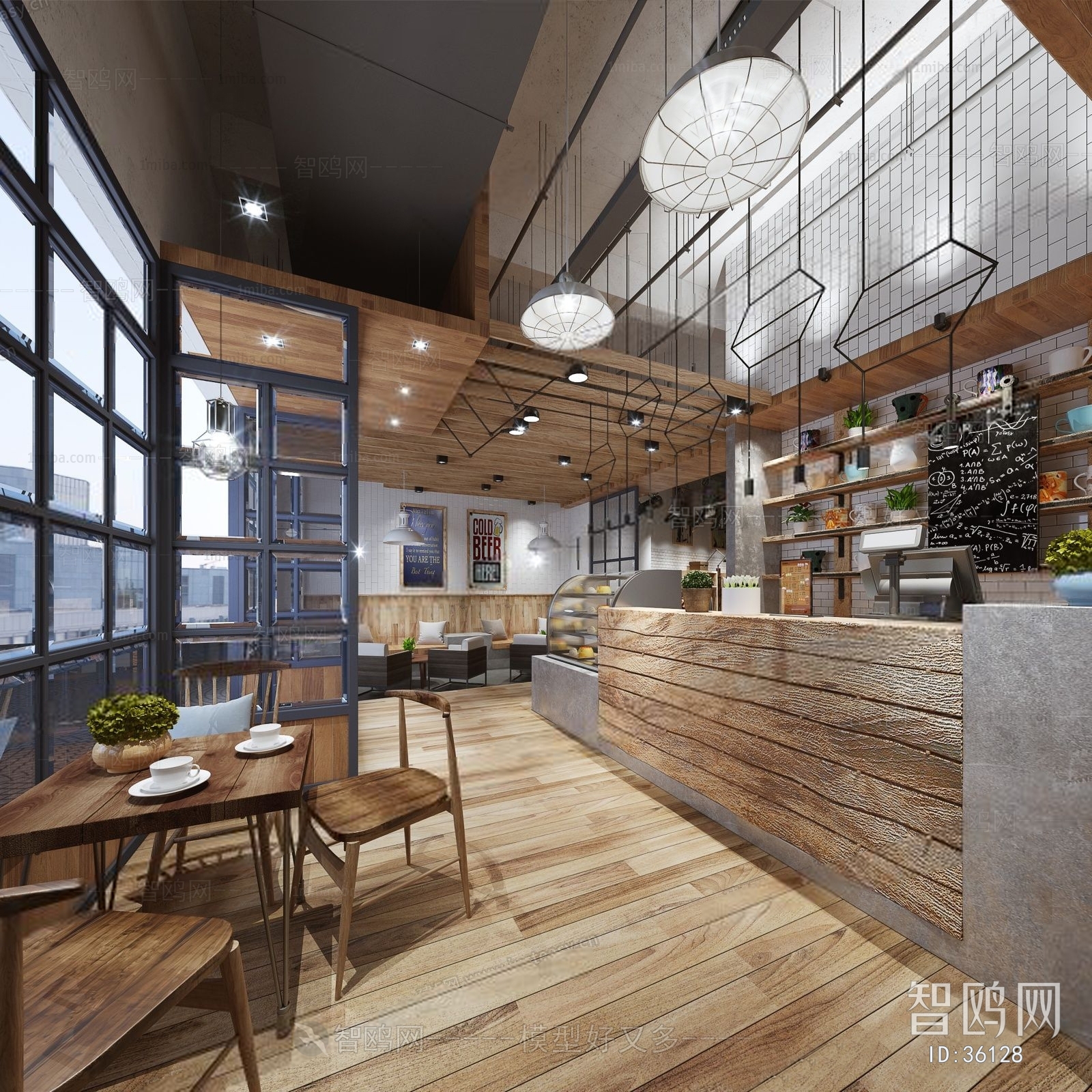 Industrial Style Commercial Space