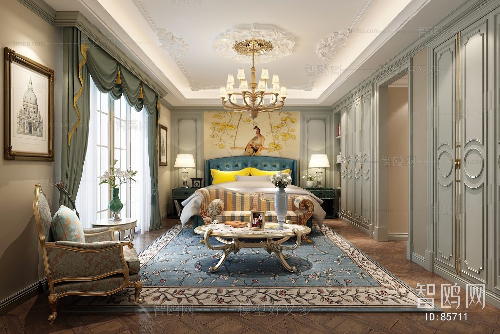 European Style Bedroom