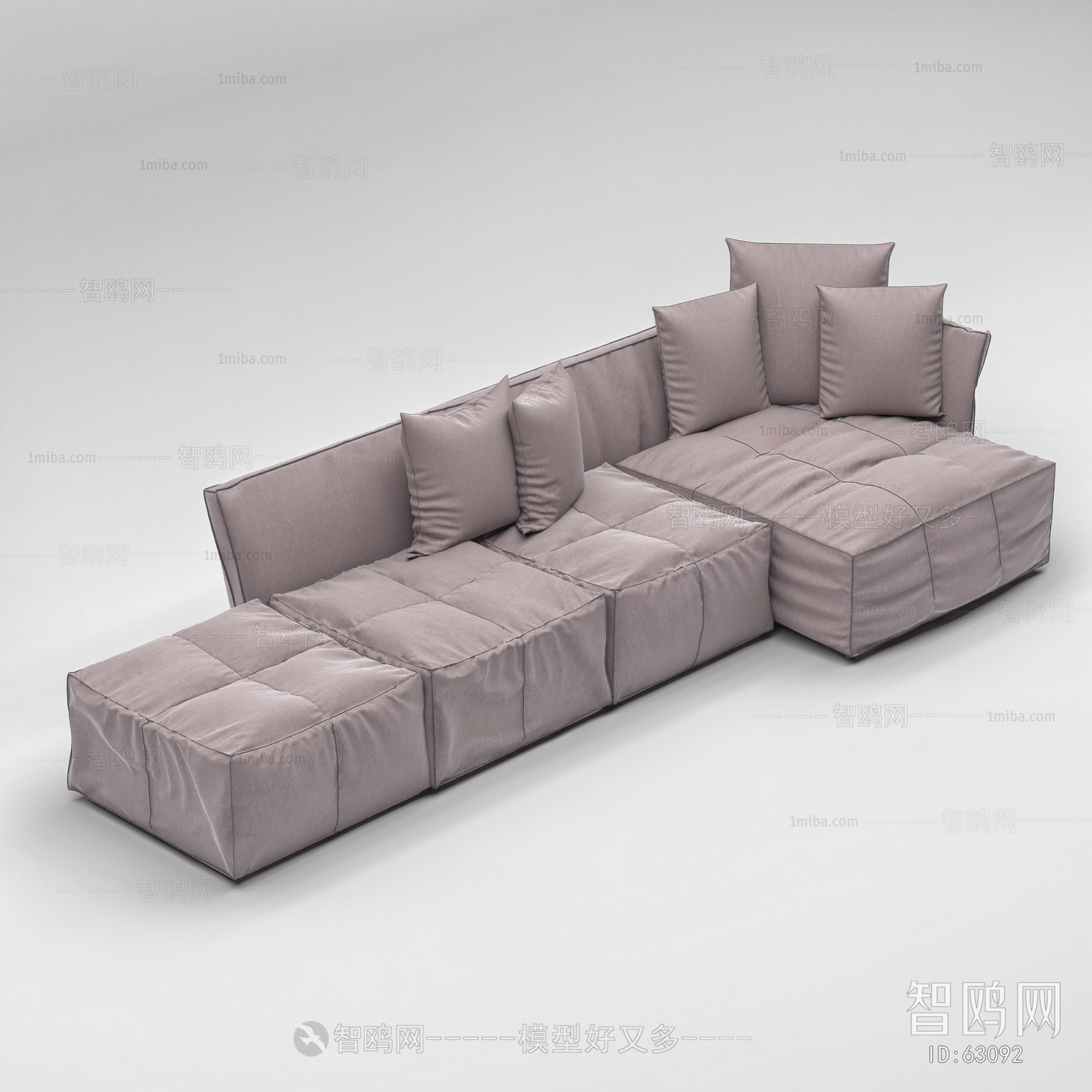 Modern Multi Person Sofa