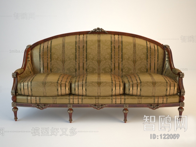 European Style Three-seat Sofa