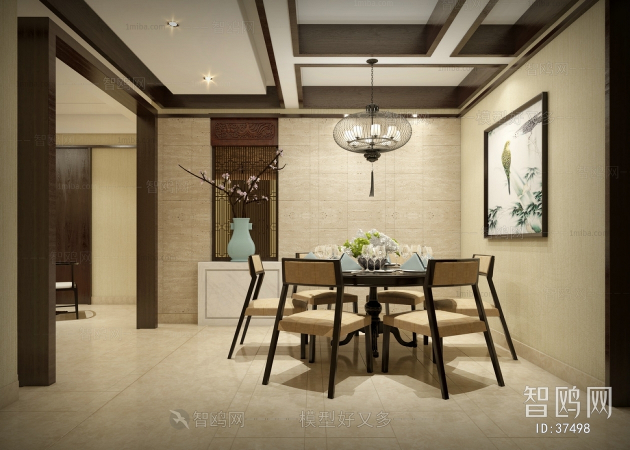 New Chinese Style Dining Room