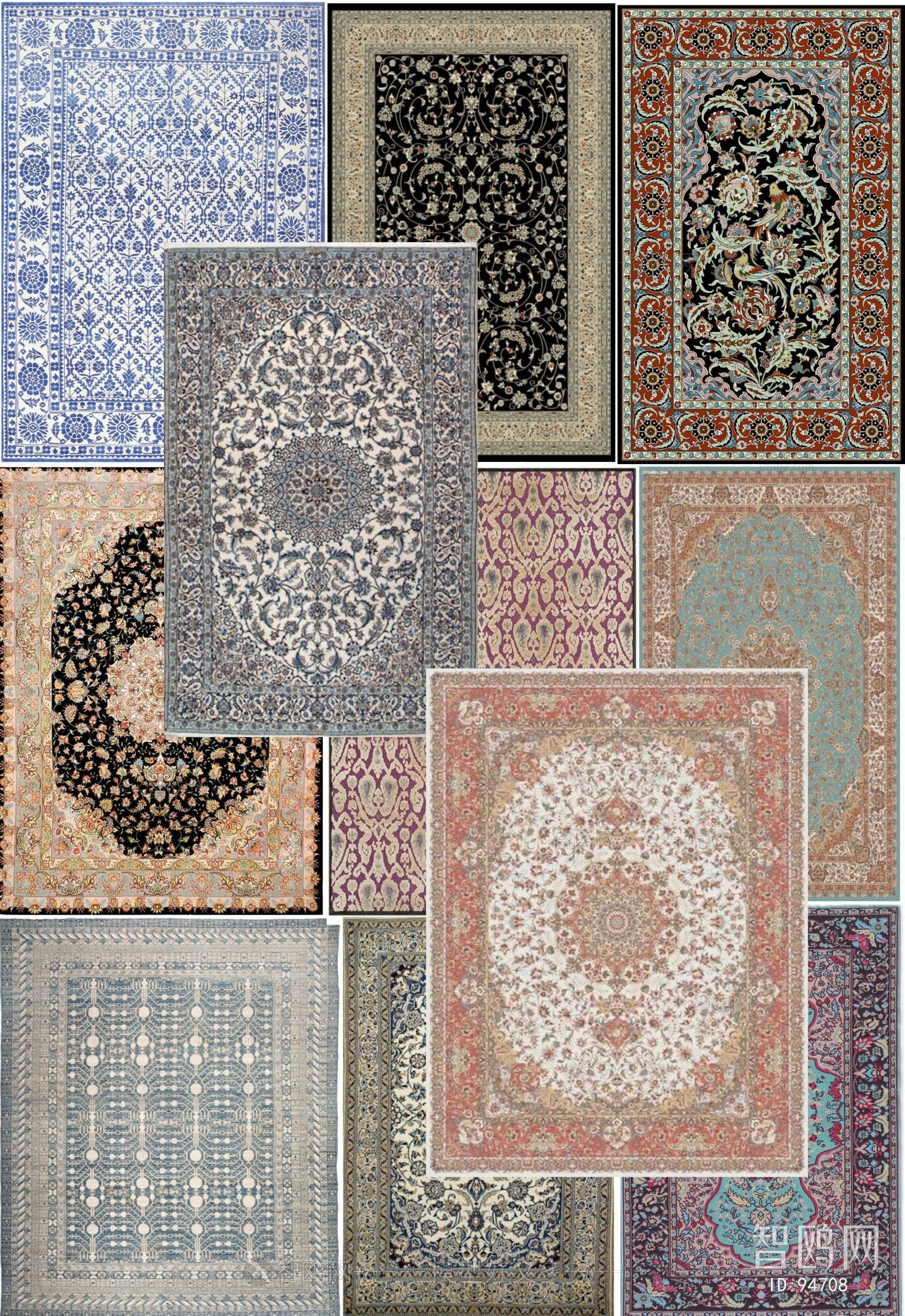 European Style Patterned Carpet