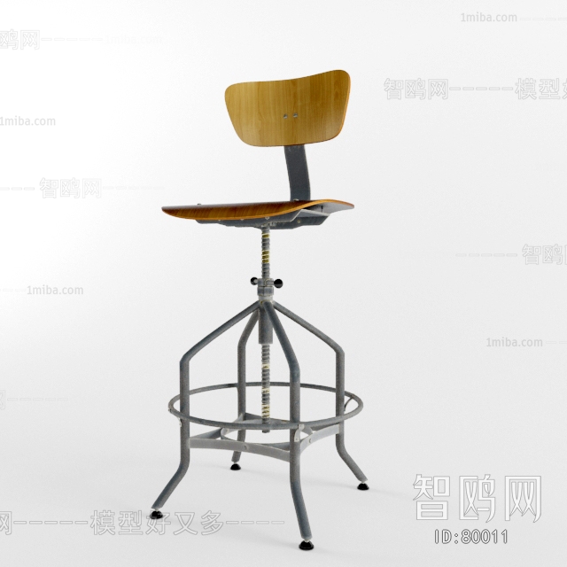 Industrial Style Bar Chair