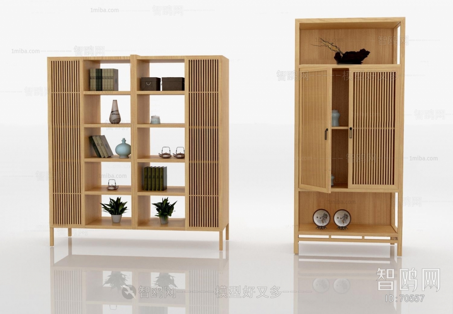 New Chinese Style Bookcase