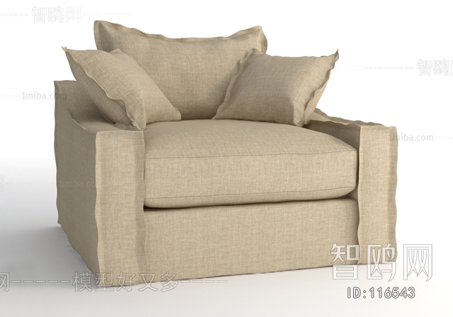 European Style Single Sofa