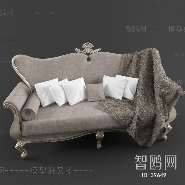 Simple European Style New Classical Style A Sofa For Two