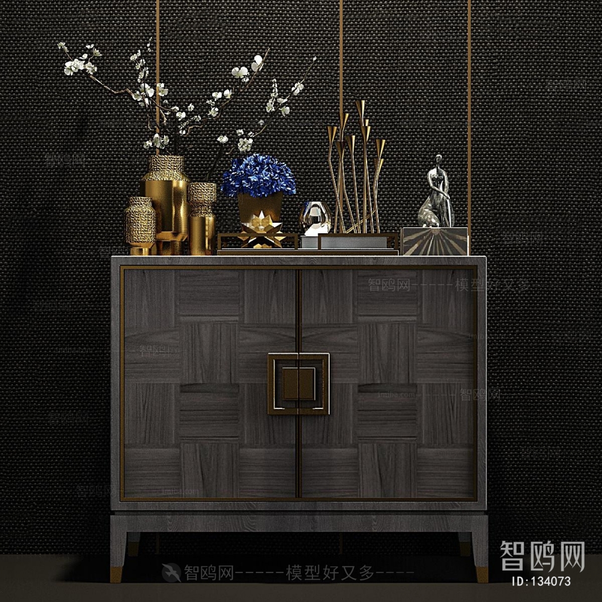 New Chinese Style Side Cabinet/Entrance Cabinet