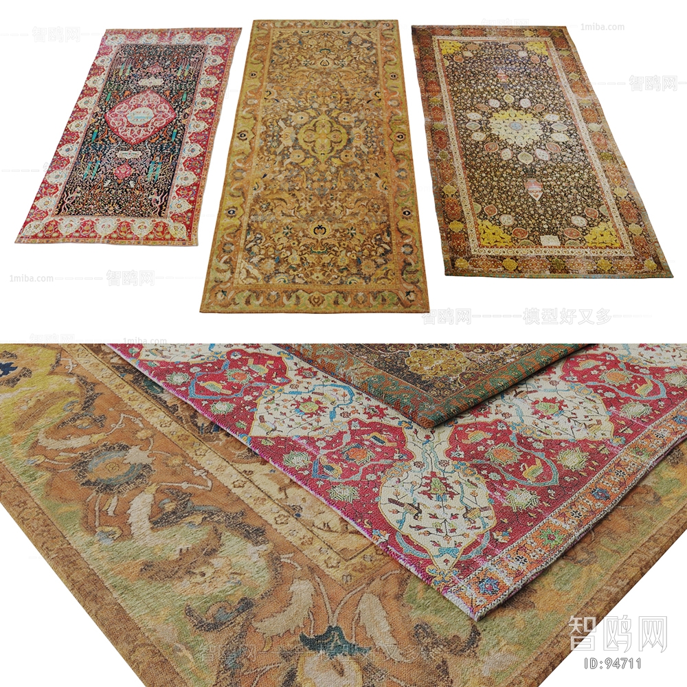 European Style Patterned Carpet