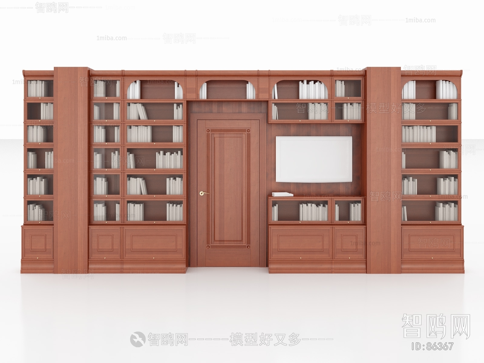 Simple European Style Bookcase