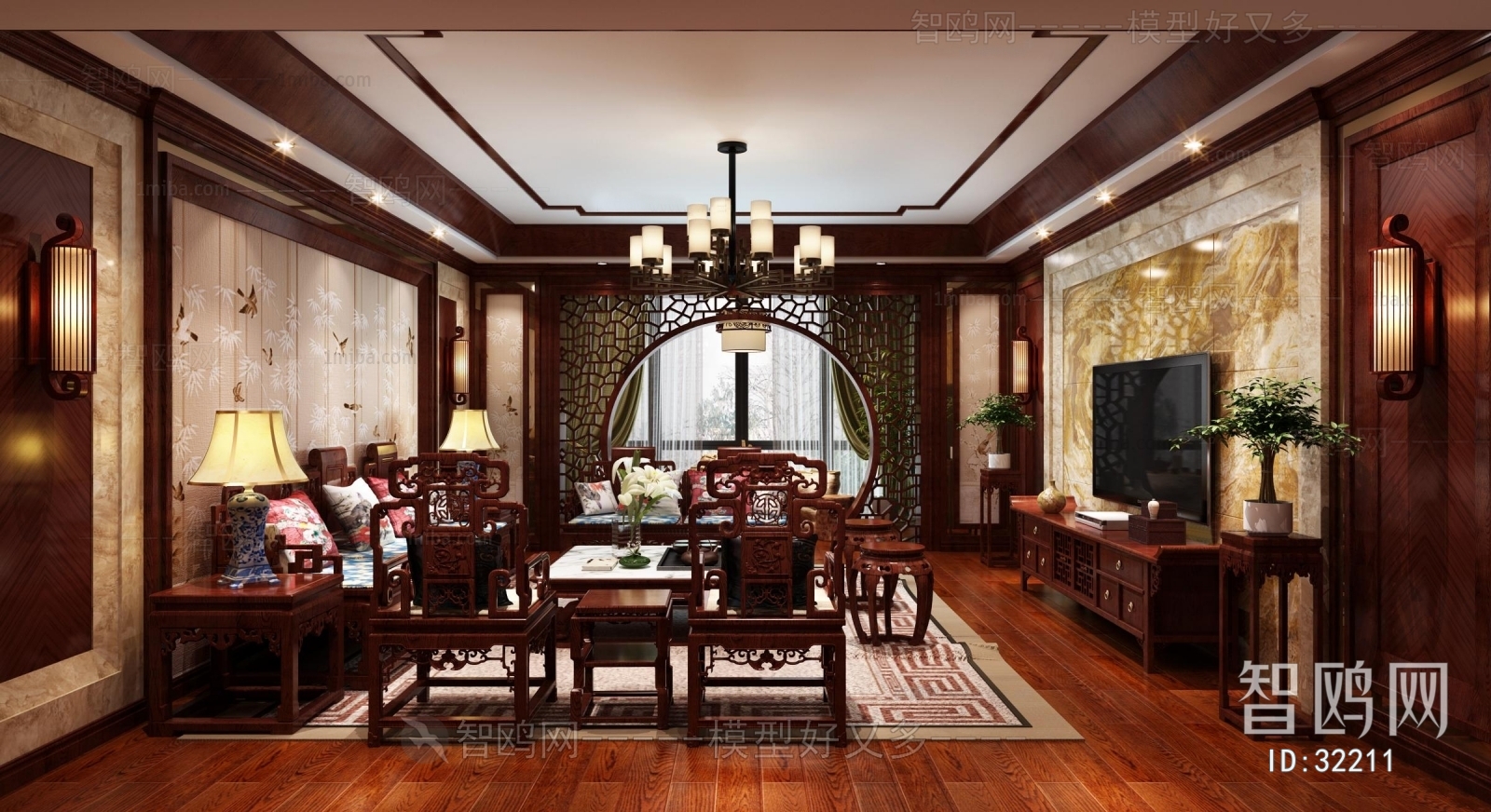 Chinese Style A Living Room