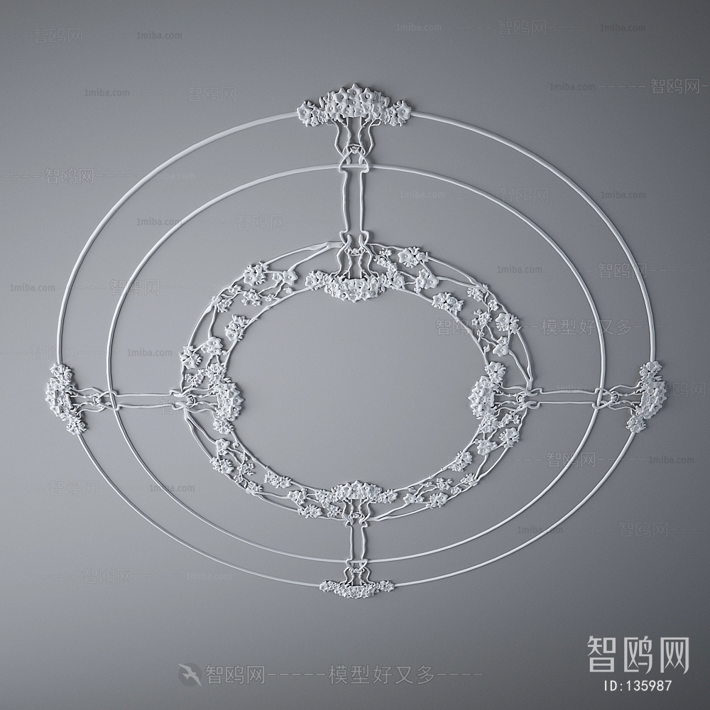 欧式石膏雕花顶盘