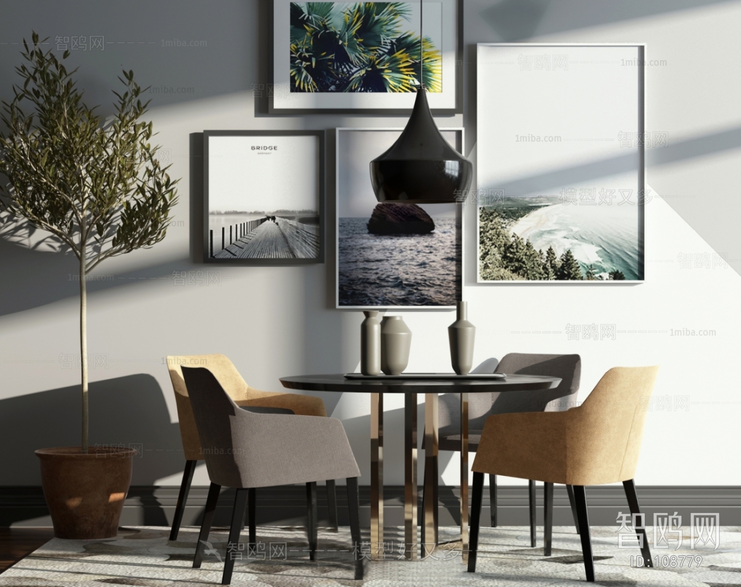 Nordic Style Dining Table And Chairs