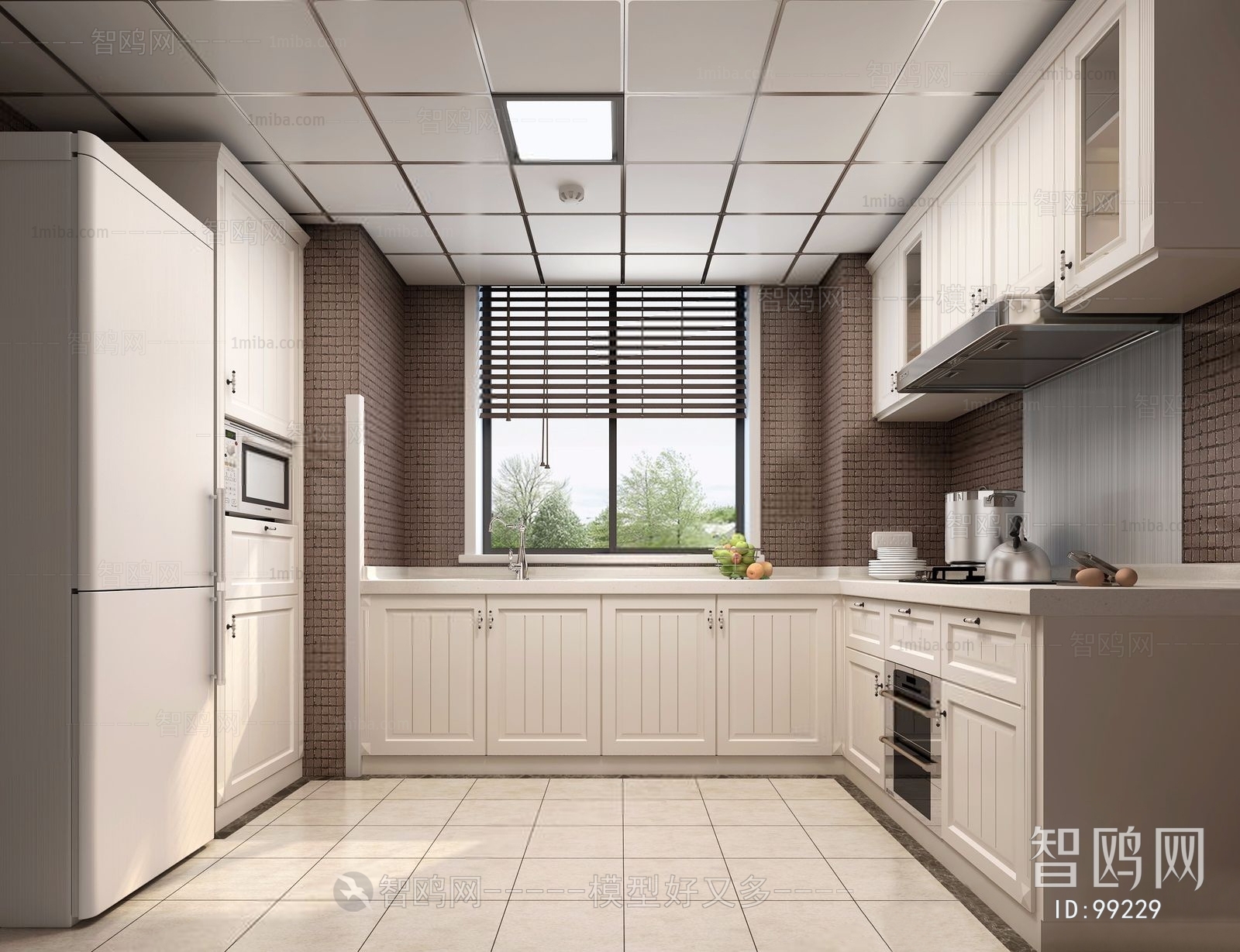 Simple European Style The Kitchen