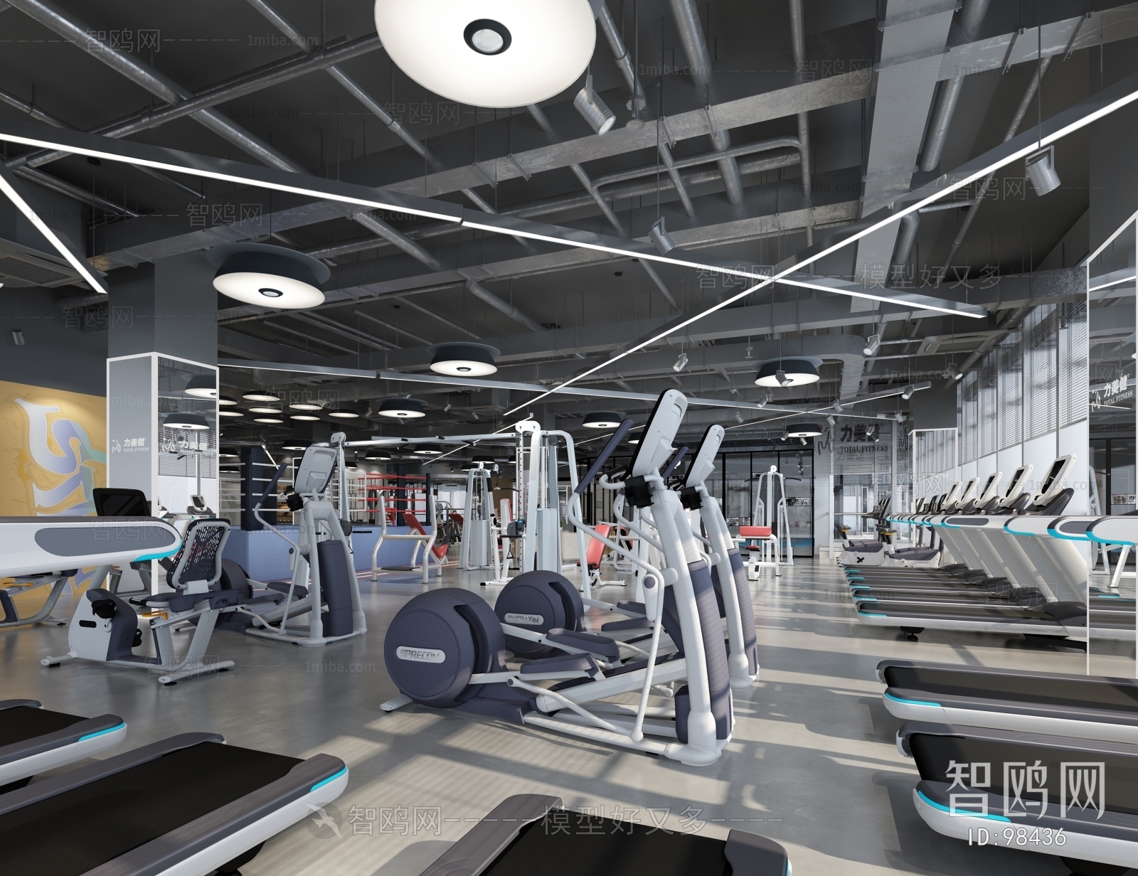 Industrial Style Gym