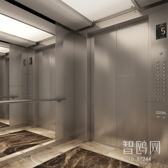 Modern Office Elevator Hall