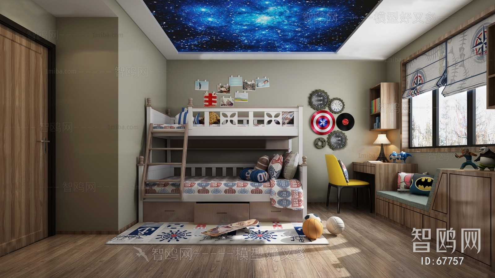 European Style Children's Room