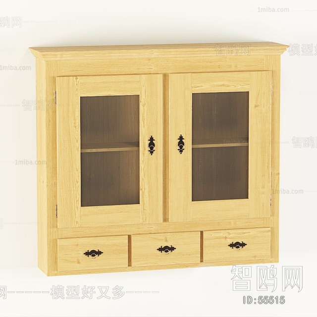 Simple European Style Wine Cabinet