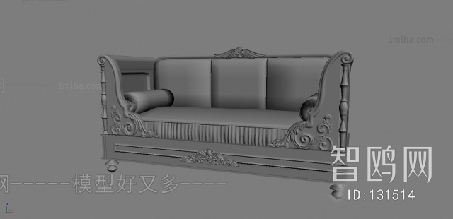 European Style Three-seat Sofa