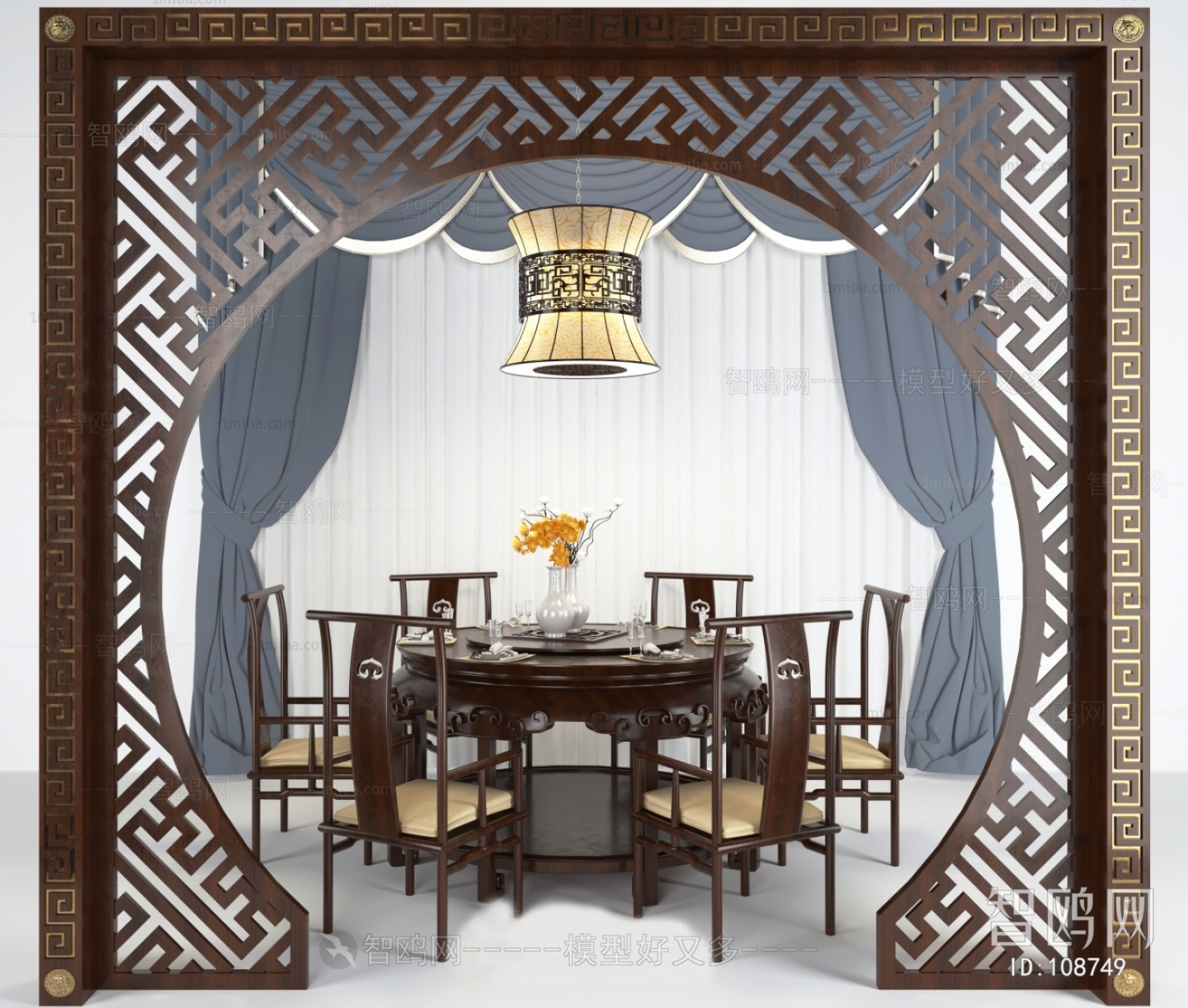 New Chinese Style Dining Table And Chairs