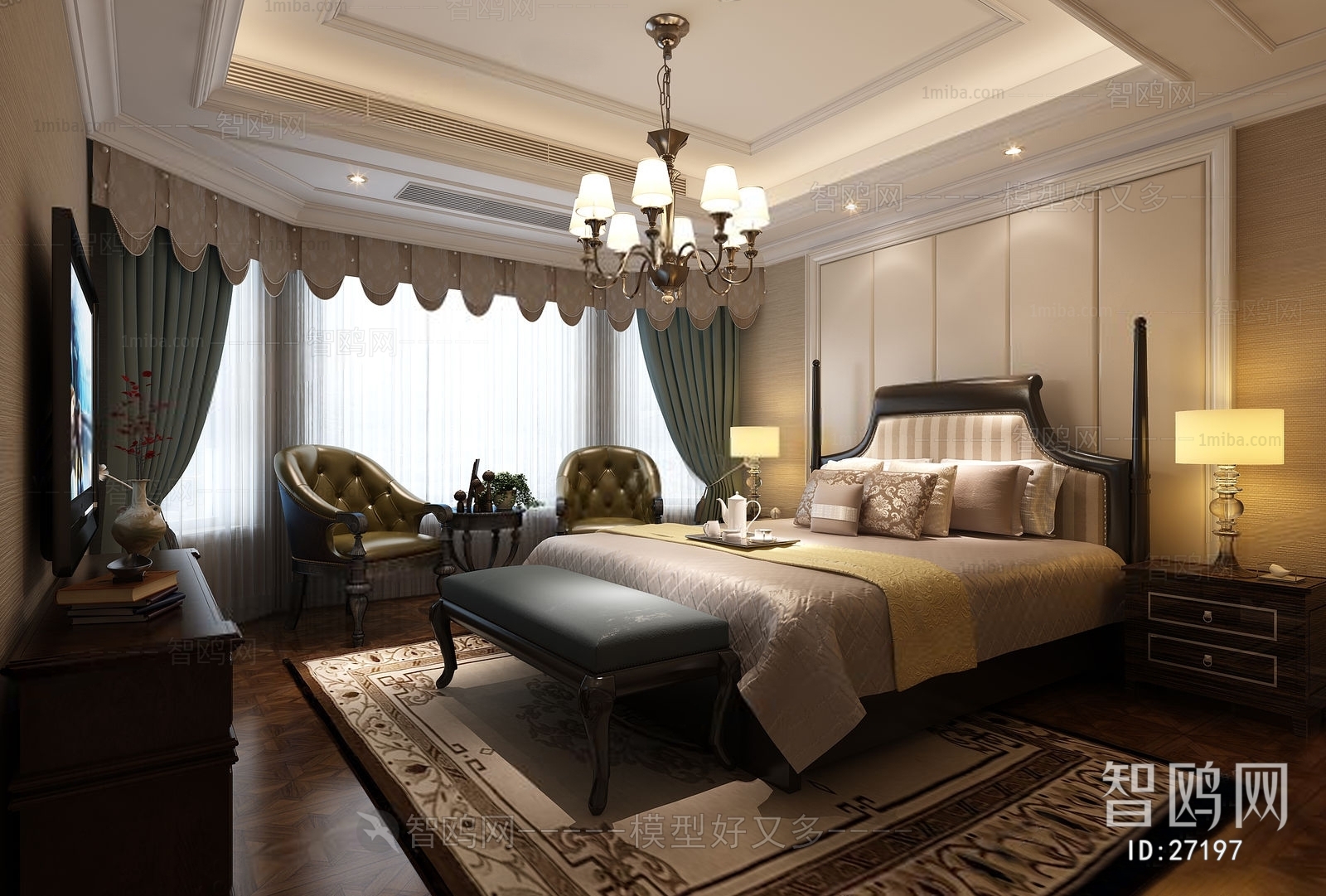 European Style Bedroom