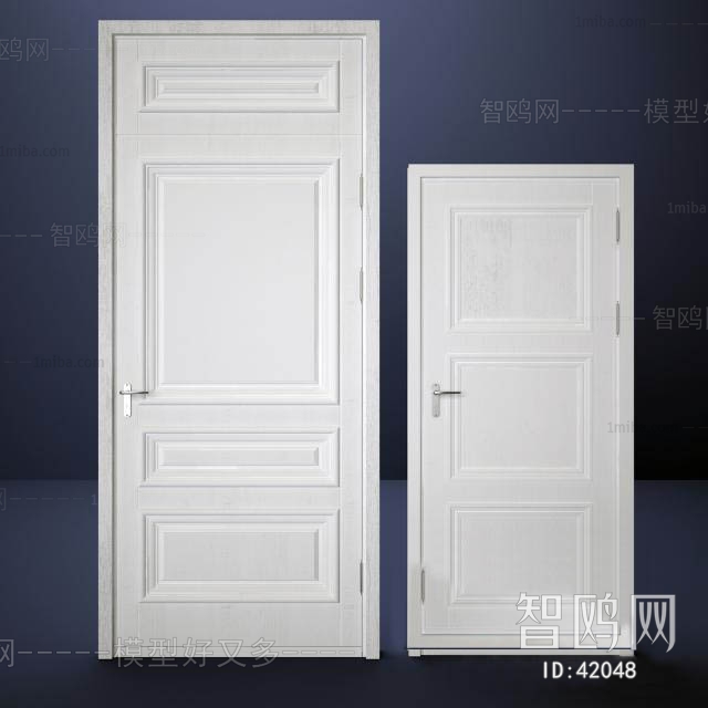 Simple European Style Door