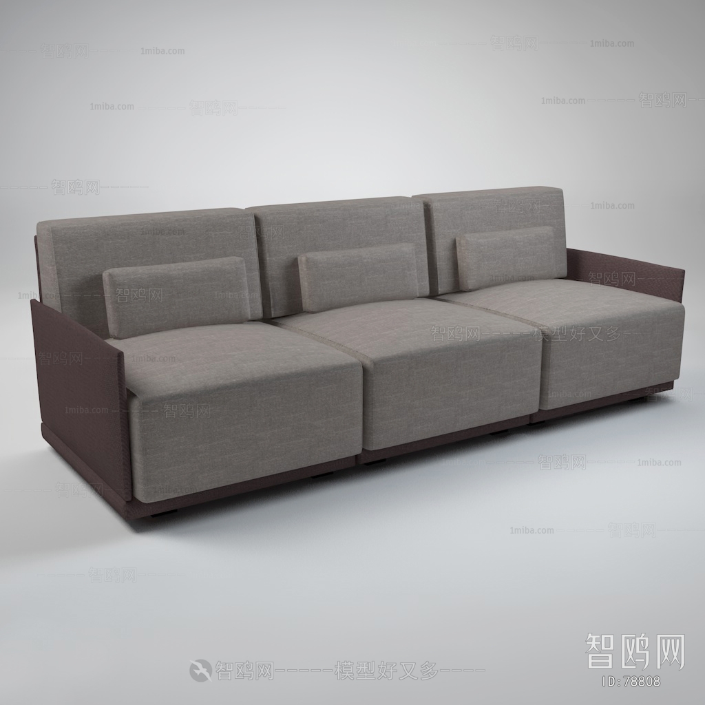 Modern Three-seat Sofa