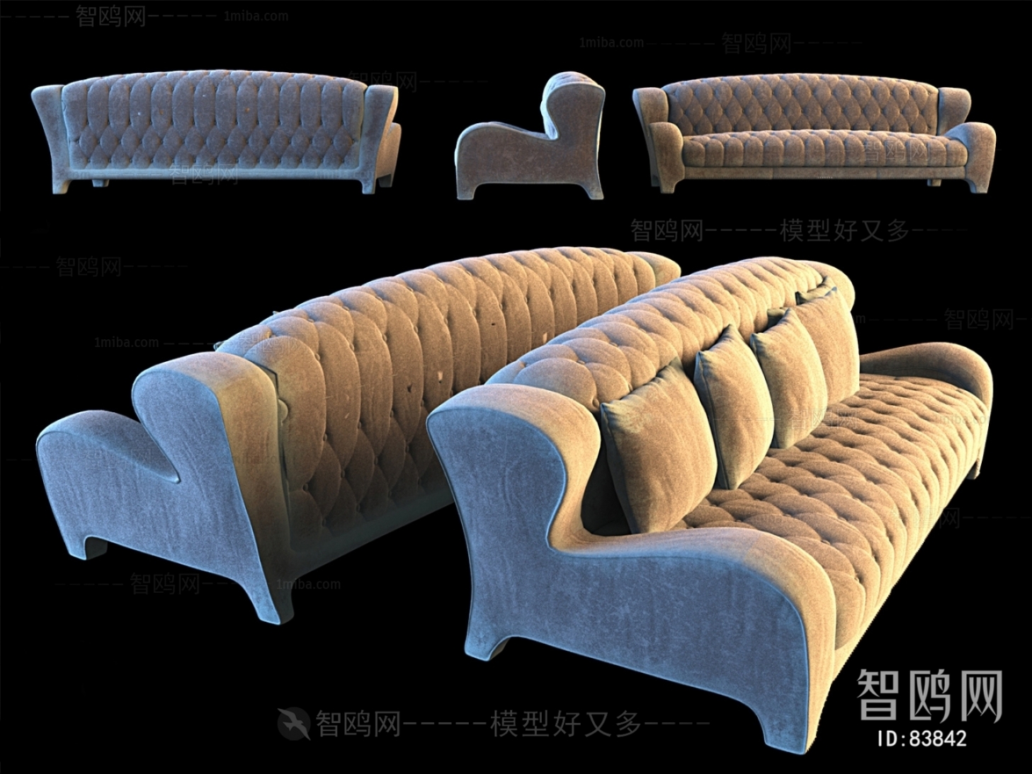 European Style Multi Person Sofa