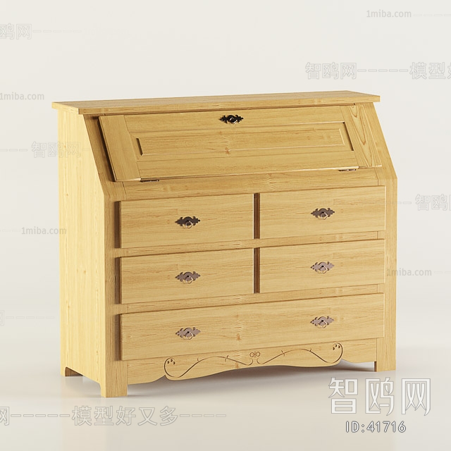 Idyllic Style Simple European Style Shoe Cabinet/drawer Cabinet