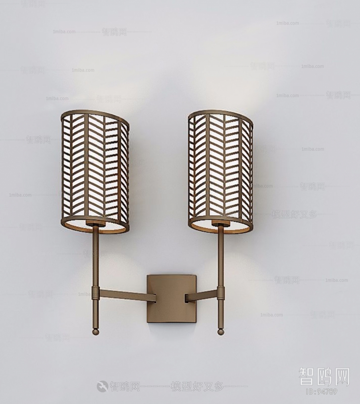 New Chinese Style Wall Lamp