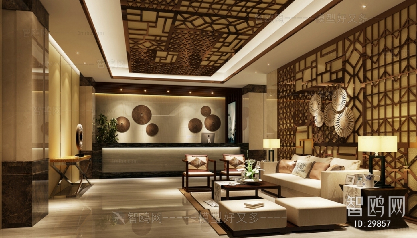 Southeast Asian Style Hotel Space