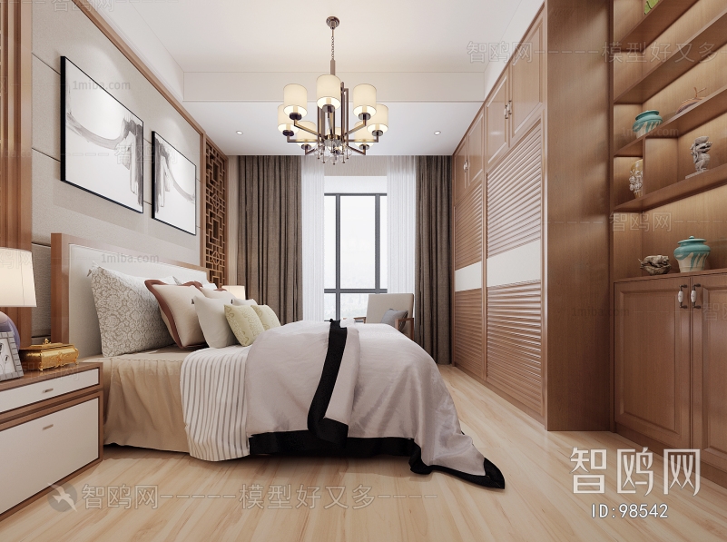 New Chinese Style Bedroom