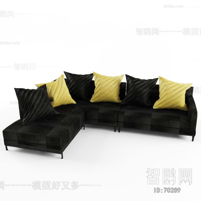 Industrial Style Multi Person Sofa