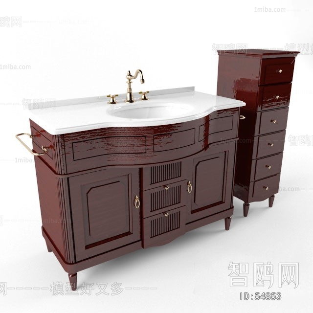 European Style Bathroom Cabinet