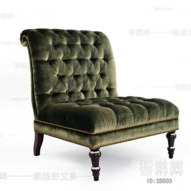 American Style New Classical Style Single Sofa