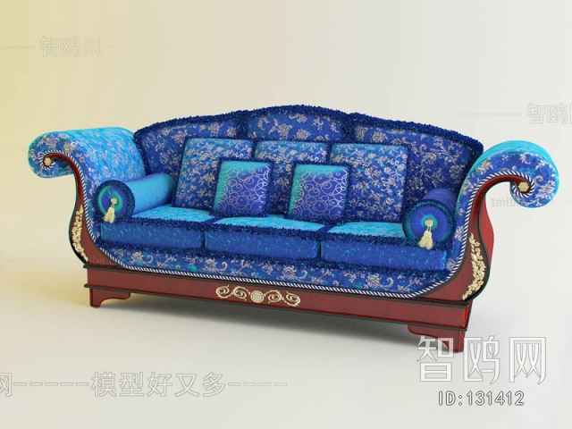 European Style Three-seat Sofa