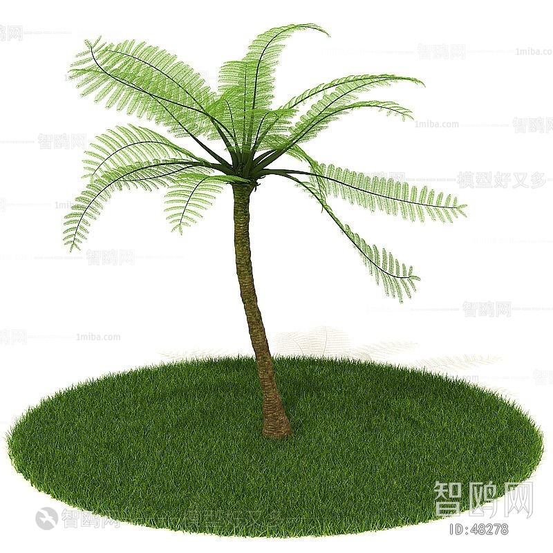 Modern Tree/shrub/grass