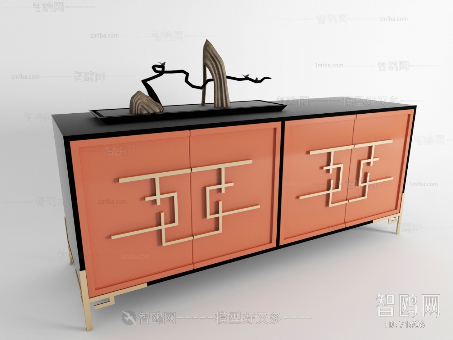 New Chinese Style Side Cabinet/Entrance Cabinet