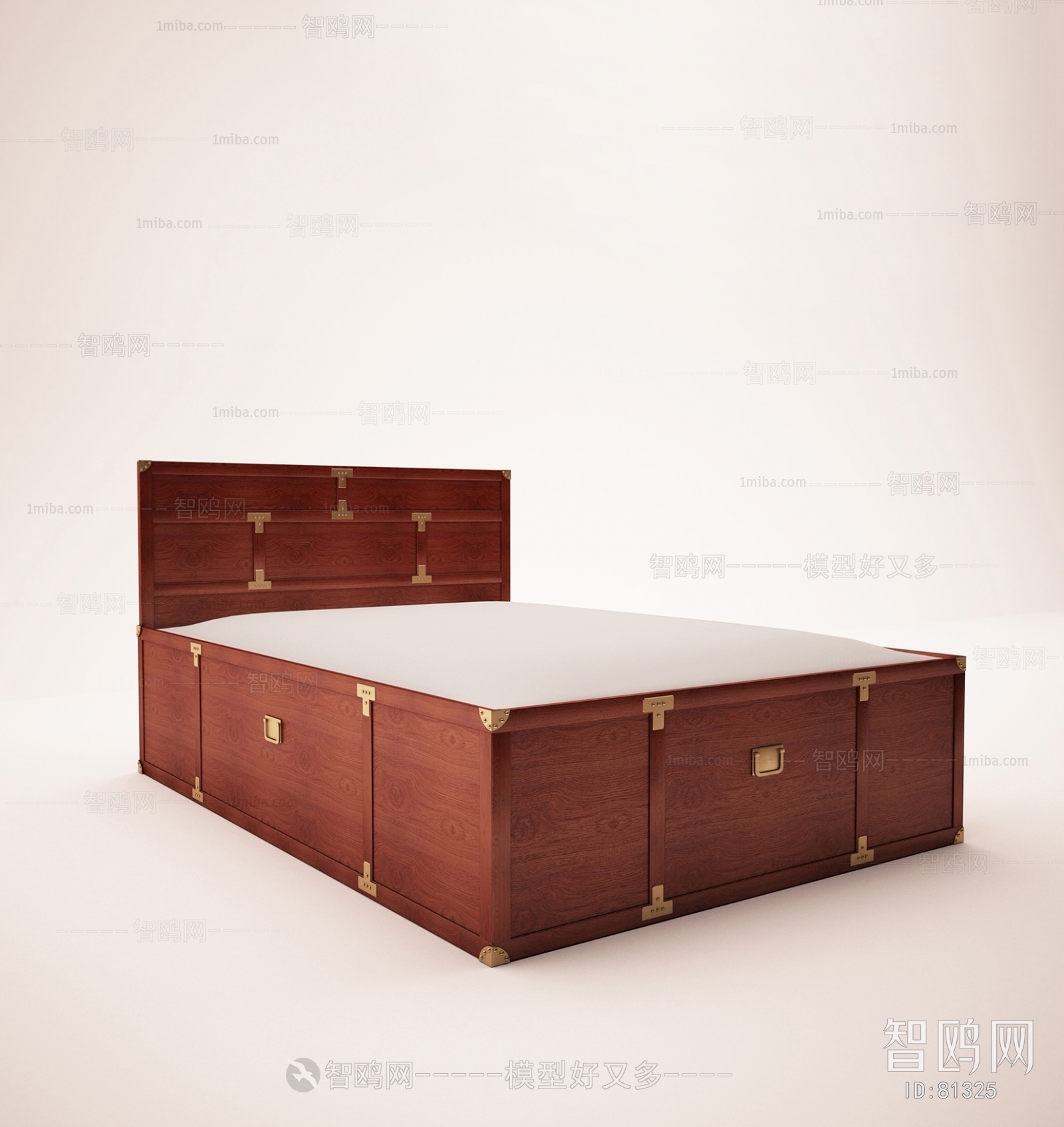 New Chinese Style Double Bed