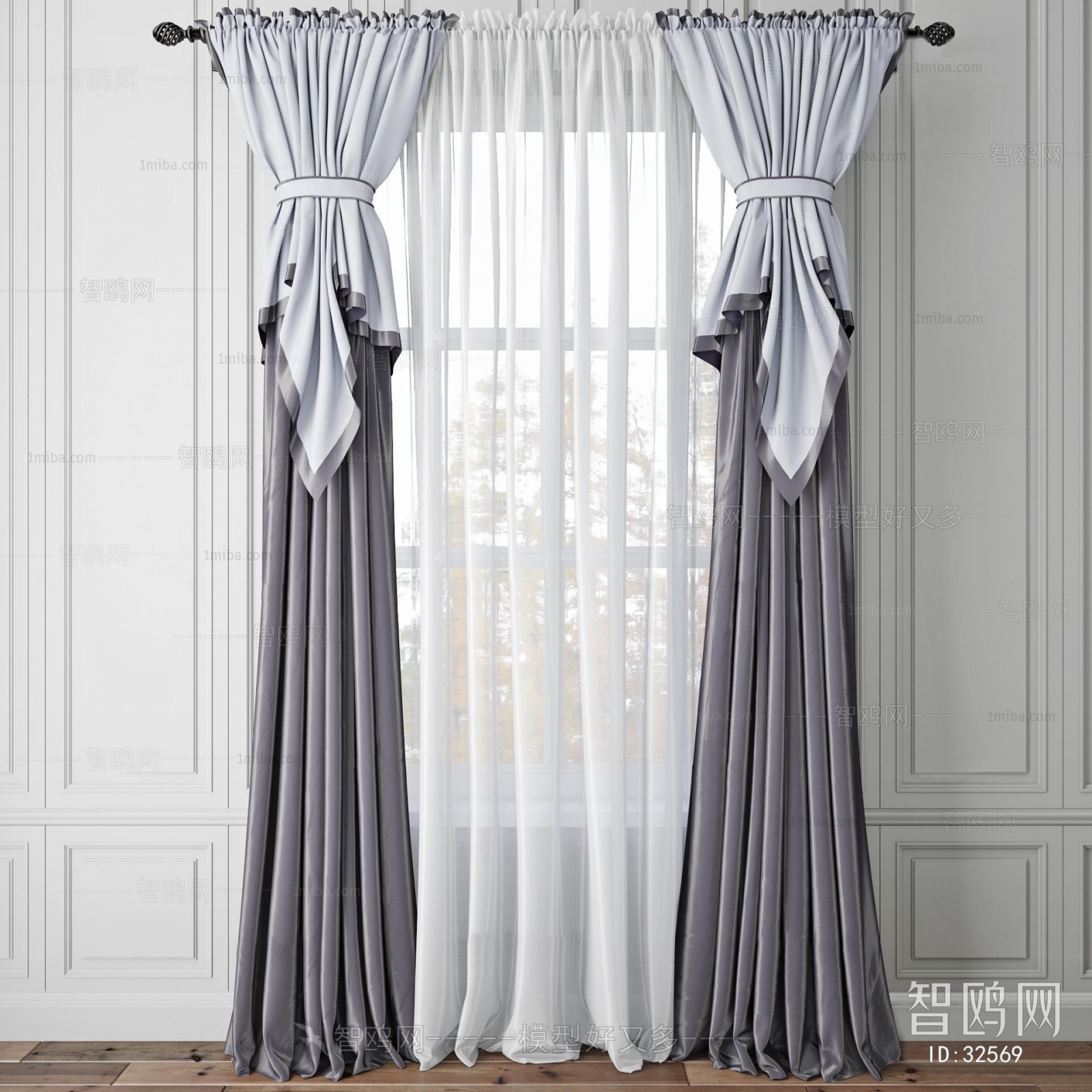 Modern Nordic Style The Curtain